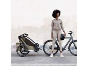 Dětský vozík THULE Chariot Cross 2 Double Light Khaki