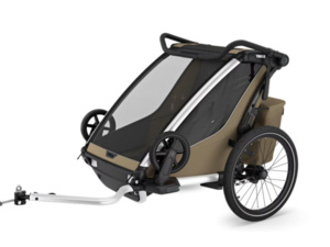 Dětský vozík THULE Chariot Cross 2 Double Light Khaki