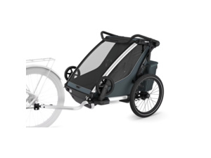 Dětský vozík THULE Chariot Cross 2 Double Dark Slate