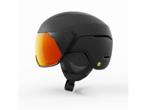 Přilba GIRO Orbit Spherical Mat Black/Vivid Ember