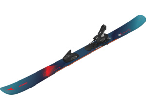 Lyže ATOMIC BACKLAND JR 110-130 + COLT 7 Petrol/Red