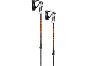 Hole LEKI Drifter Vario S black-dark anthracite-neonorange - 90 - 120 cm