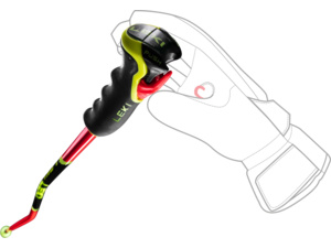 Hole LEKI WCR GS 3D bright red-black-neonyellow