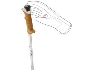 Hole LEKI Stella S white-silver-whitegold