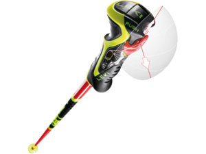 Hole LEKI WCR SL 3D bright red-black-neonyellow