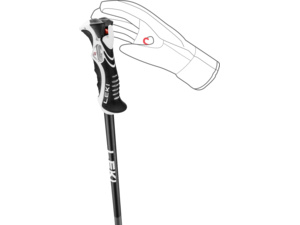 Hole LEKI Bold Lite S dark anthracite-bright red-black