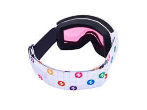 Brýle BLIZZARD 963 DAO, white shiny, rosa1, silver mirror