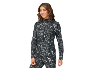 Dámské funkční triko KRIMSON KLOVER Graffiti Top Black