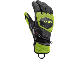Rukavice LEKI WCR Venom GS 3D black-ice lemon