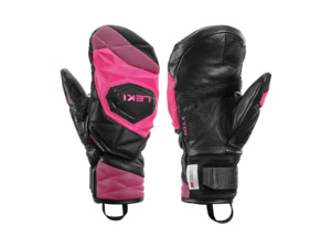 Rukavice LEKI WCR Venom 3D Junior Mitt black-pink