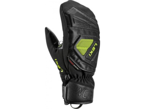 Rukavice LEKI WCR C-Tech 3D Junior Mitt black-ice lemon