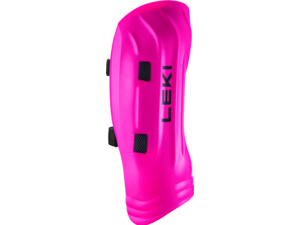 Chrániče holení LEKI Shin Guard WC Pro Neonpink 40 cm