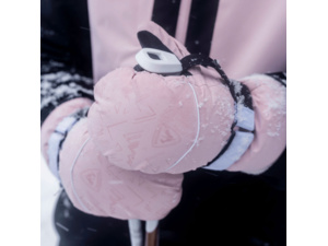 Dámské rukavice ROSSIGNOL W TEMPTATION IMPR M-POWDER PINK