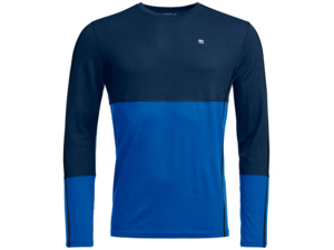 Triko s dlouhým rukávem ORTOVOX 185 Rock'N'Wool Deep Ocean