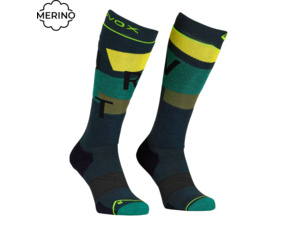 Ponožky ORTOVOX Freeride Long Black Steel