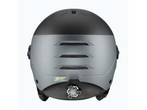 Přilba UVEX WANTED VISOR PRO V Black-Silver Matt