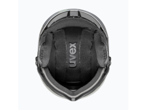 Přilba UVEX WANTED VISOR PRO V Black-Silver Matt