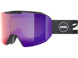 Brýle UVEX EVIDNT Attract Black Matt / Mirror Ruby - Contrastview Green (S2)/Contrastview Yellow (S1)