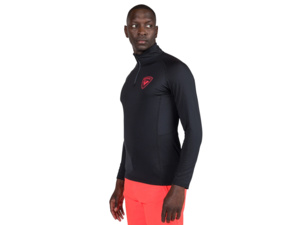 Mikina ROSSIGNOL CLASSIQUE HERO 1/2 ZIP Black - M
