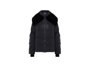 Dámská bunda COLMAR Ladies Down Jacket+Fur 2896F Black -XL