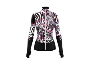 Mikina CRAZY Oxygen Printed Black/Zebra