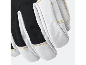 Rukavice HESTRA Army Leather Gore-Tex 5 finger Black/White