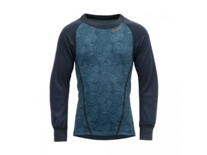 Dětské triko s dlouhým rukávem DEVOLD Duo Active Merino Flood