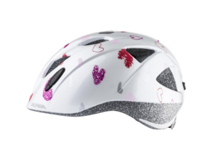 Dětská helma ALPINA Ximo White Hearts