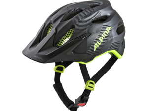 Dětská helma ALPINA Carapax Jr Black/Neon Yellow