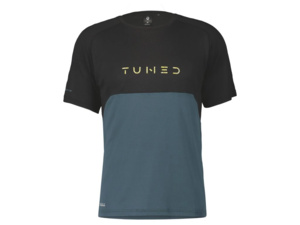 Triko SCOTT Trail Tuned SS Black/Arub Green