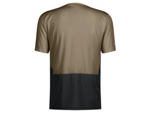 Triko SCOTT Trail Vertic Zip SS Toastbeige/Black - L