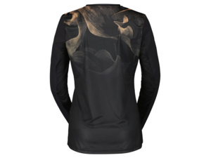 Dámský dres s dlouhým rukávem SCOTT Trail Vertic LS Black/Rose Beige