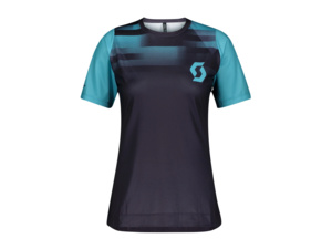 Dámské triko SCOTT Trail Vertic Pro s/sl Dark Purple/Blue - 38