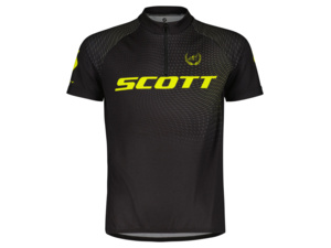 Dětský dres SCOTT RC Pro SS Jr Black/Sulphur Yellow - 164