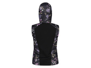 Dámská vesta MALOJA ZINKENM Deep Black Brushflower