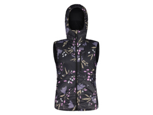 Dámská vesta MALOJA ZINKENM Deep Black Brushflower