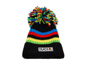 Zimní čepice SANTINI UCI Big Bobble - Black
