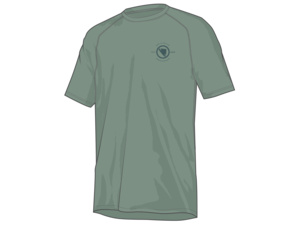 Funkční triko ENDURA Loop Tech Sage Green