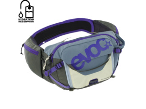 Ledvinka EVOC Hip Pack Pro 3 + Hydration Bladder 1,5l Steel/Violet/Dark Olive