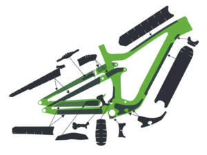 Ochrana rámu kit SYNCROS Frame Protection kit RANSOM Carbon