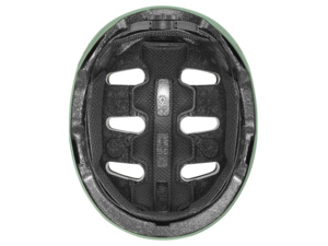 Dětská helma UVEX Kid 4 Style Bam Moss Green - Papaya Matt