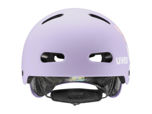 Dětská helma UVEX Kid 4 Style Flower Lilac Matt