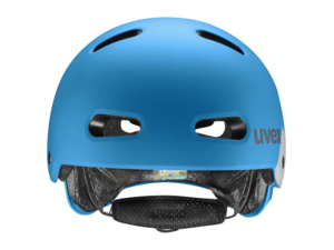 Dětská helma UVEX Kid 4 Style Super Hero Blue Matt