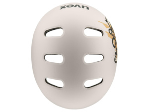 Dětská helma UVEX Kid 4 Style Super Hero Warm Grey Matt