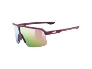 Brýle UVEX Ramp Burgundy Matt / Mir.Rose S3