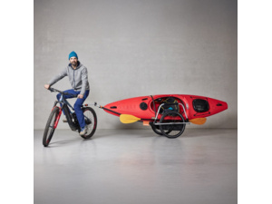 Vozík za kolo pro sportovní vybavení