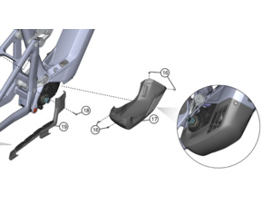 Kryt motoru GHOST E-Riot MY25 Bosch 5 gen