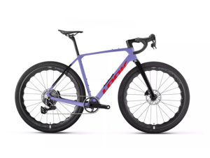 LOOK G85 Speckled Purple/Neon Red Sram Force XLPR AXS Fulcrum Soniq