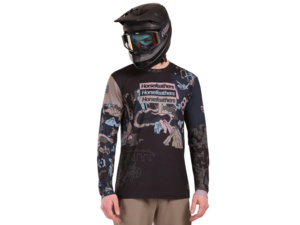 Dres s dlouhým rukávem HORSEFEATHERS Quantum Doodle