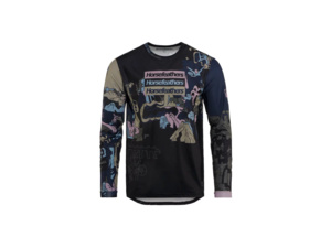 Dres s dlouhým rukávem HORSEFEATHERS Quantum Doodle